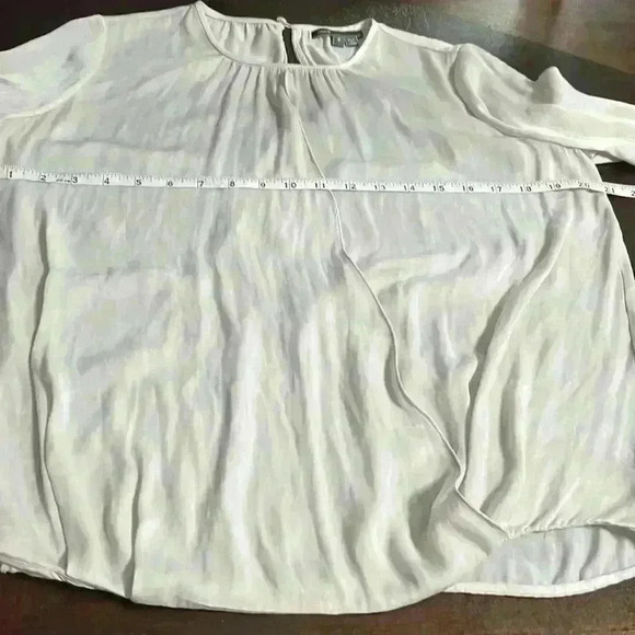 Vince Women's Cross-Front Draped Blouse - Picture 9 of 10